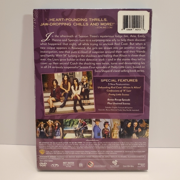 Pretty Little Liars DVD The Complete Fourth Season New - Picture 2 of 4